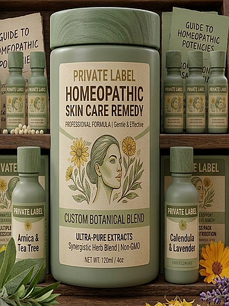 Private Label Homeopathic Skin Care Remedy